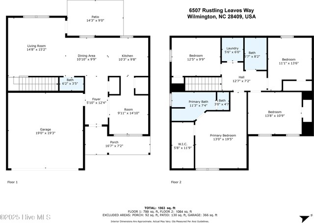 6507 Rustling Leaves Way, Wilmington, NC 28409 - room layout