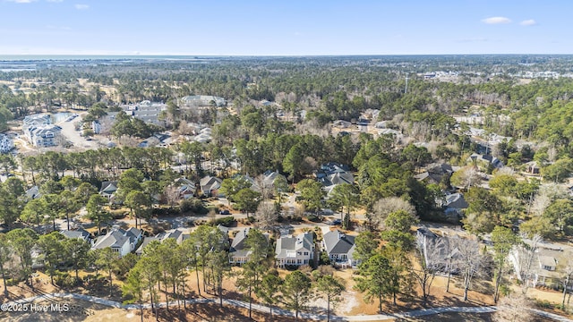 6507 Rustling Leaves Way, Wilmington, NC 28409 - aerial overview of property's location with nearby suburban area