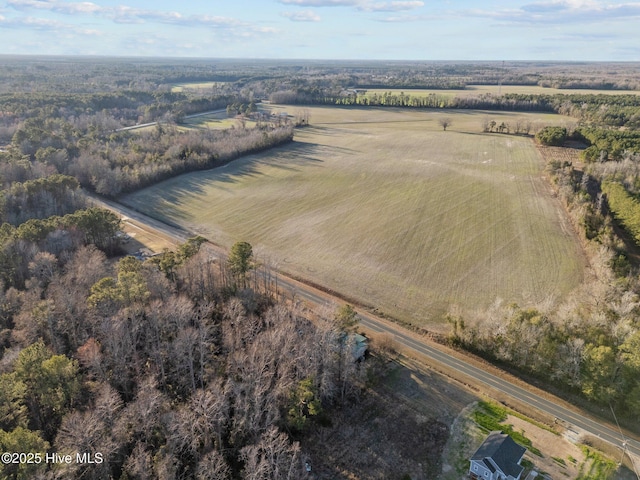 318 Locks No 1 Rd, Riegelwood, NC 28456 - aerial view featuring a rural view