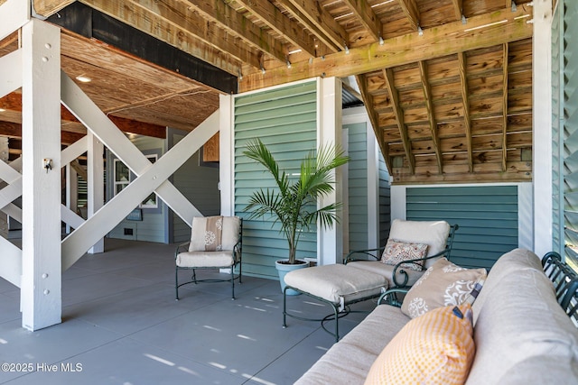 3953 Palm St SE, Bolivia, NC 28422 - view of patio featuring stairway