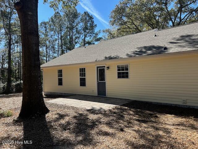 view of back of property