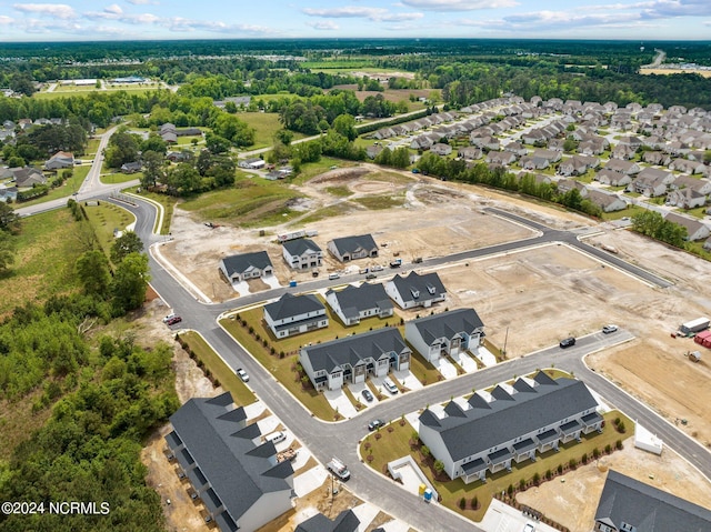 drone / aerial view featuring a residential view