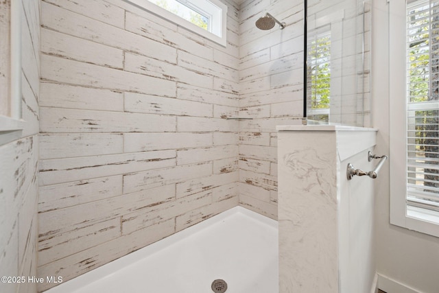 1601 Navajo Rd, Southport, NC 28461 - full bath featuring tiled shower