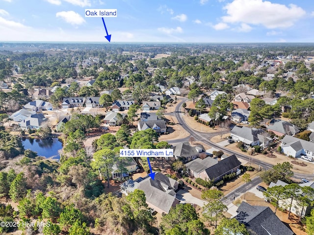 drone / aerial view featuring a residential view