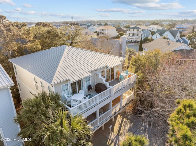 drone / aerial view featuring a residential view