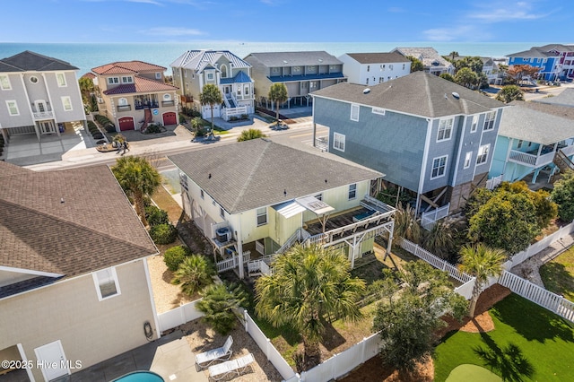 birds eye view of property featuring a residential view