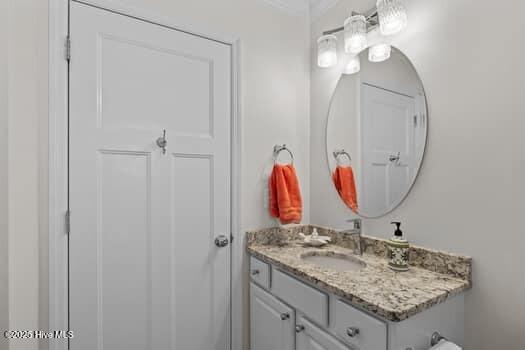 2011 Fisher St, Morehead City, NC 28557 - bathroom with vanity