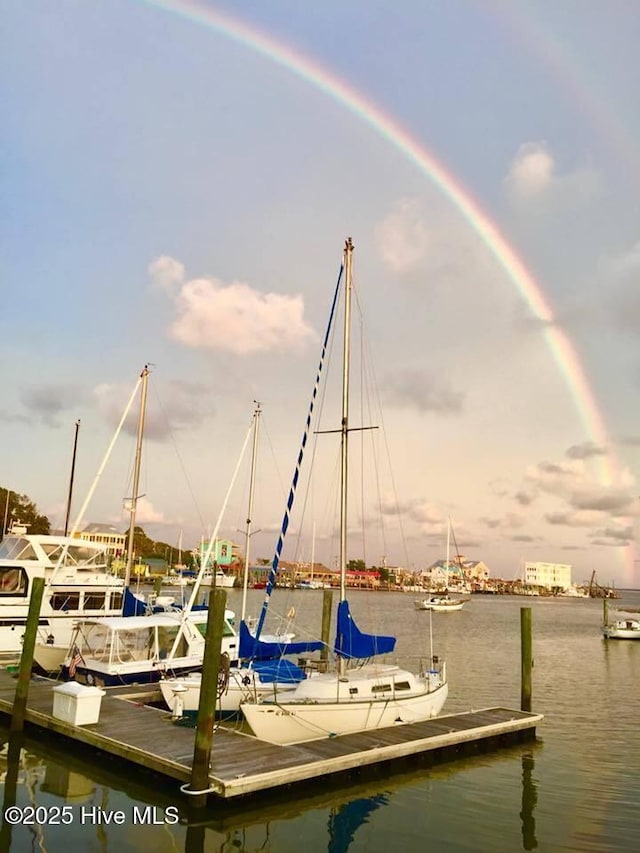278 Bonnet Way SE, Southport, NC 28461 - dock area with a water view