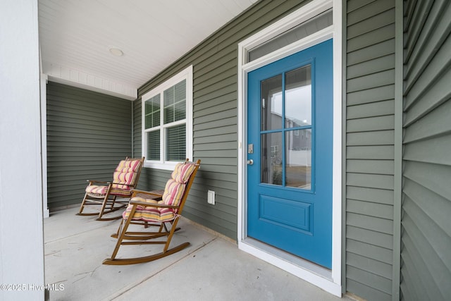 exterior space with a porch