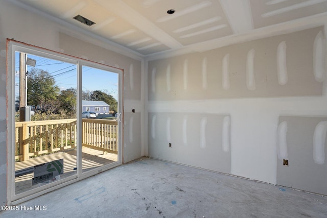 view of empty room