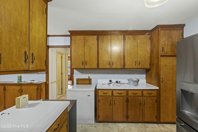 view of laundry area
