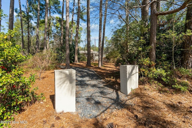 view of storm shelter