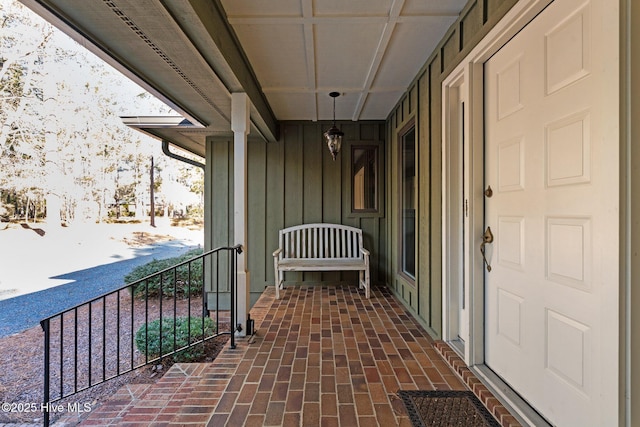 balcony with a porch