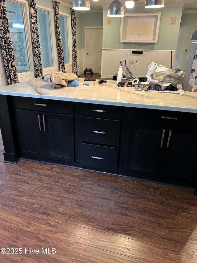 bathroom featuring wood finished floors