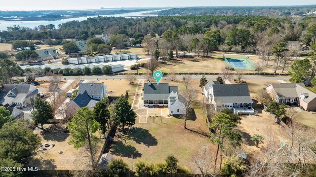 1307 Edgewater Club Rd, Wilmington, NC 28411 - aerial perspective of suburban area