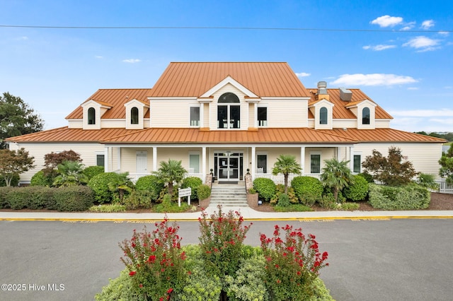 view of front of home featuring a porch