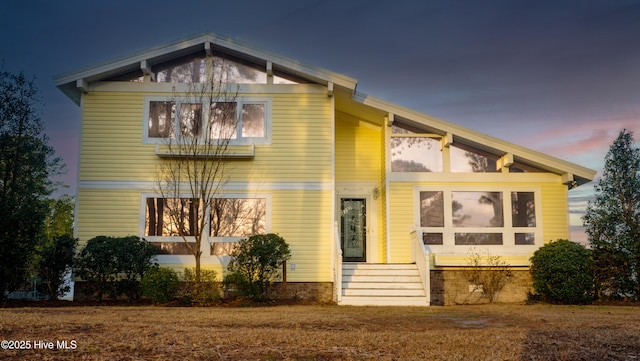 view of front of house