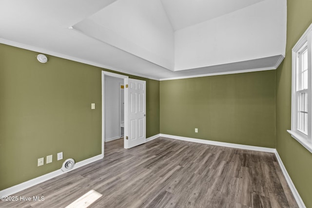 1206 N Bonner St, Washington, NC 27889 - spare room featuring baseboards and wood finished floors