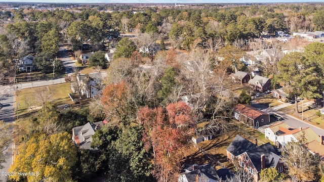 1206 N Bonner St, Washington, NC 27889 - aerial view featuring a wooded view and a residential view
