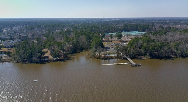 199 Tylers Cove Way, Winnabow, NC 28479 - aerial view of a nearby body of water and a forest
