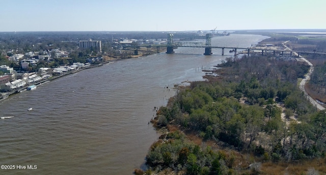 199 Tylers Cove Way, Winnabow, NC 28479 - aerial view of property's location featuring a notable bridge and a nearby body of water