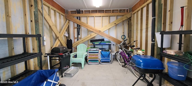 view of storage room