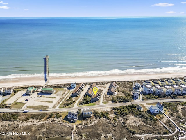 886 New River Inlet Rd Unit 41, North Topsail Beach, NC 28460 - drone / aerial view of extended coastline