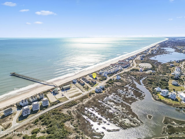 886 New River Inlet Rd Unit 41, North Topsail Beach, NC 28460 - aerial view of property's location featuring extended coastline