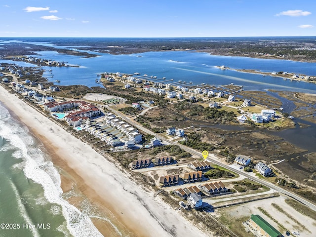 886 New River Inlet Rd Unit 41, North Topsail Beach, NC 28460 - aerial overview of property's location with extended coastline