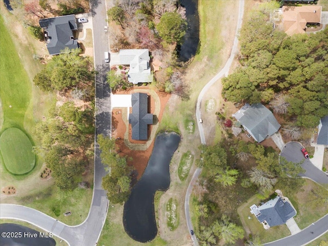 1708 Oakbrook Dr SW, Ocean Isle Beach, NC 28469 - aerial view of property's location with nearby suburban area and a golf club