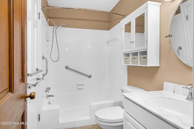 211 Brandon Ave, Tarboro, NC 27886 - full bath featuring toilet, vanity, and bathing tub / shower combination