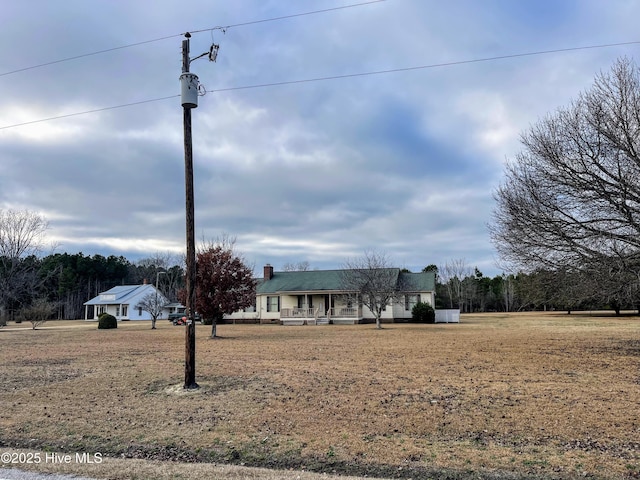 view of ranch-style home