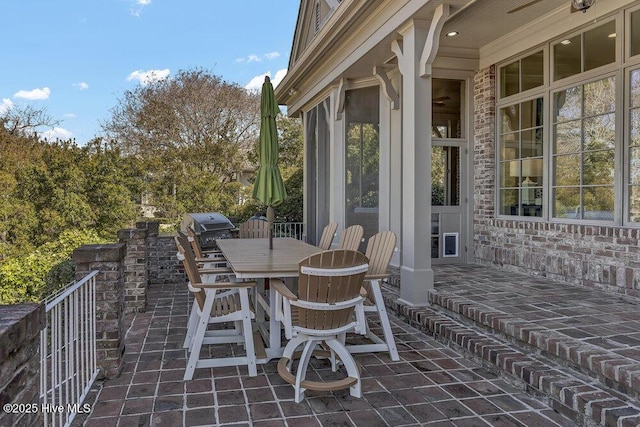 view of patio / terrace with outdoor dining space