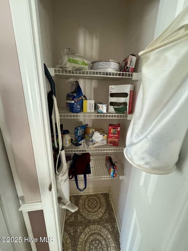 view of pantry