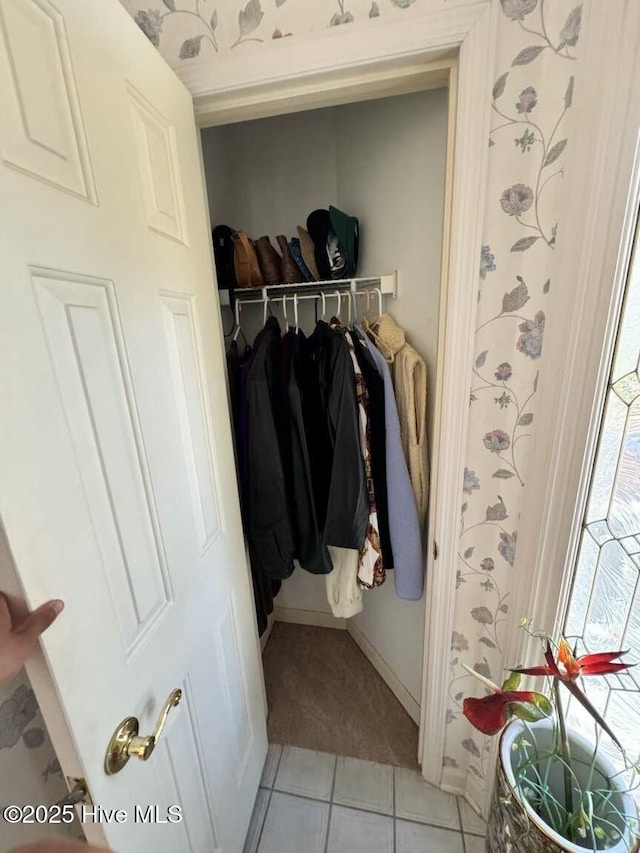 view of closet