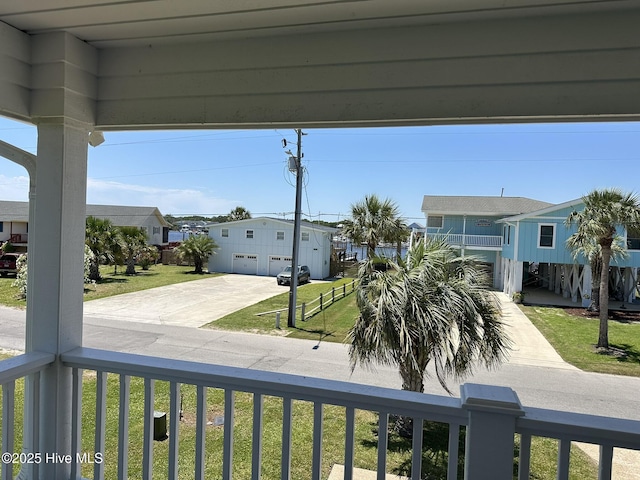 212 Florida Ave, Carolina Beach, NC 28428 - balcony featuring a residential view