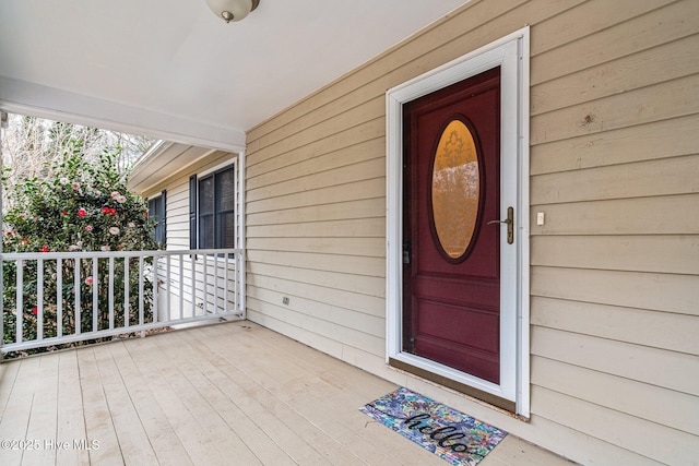 view of property entrance