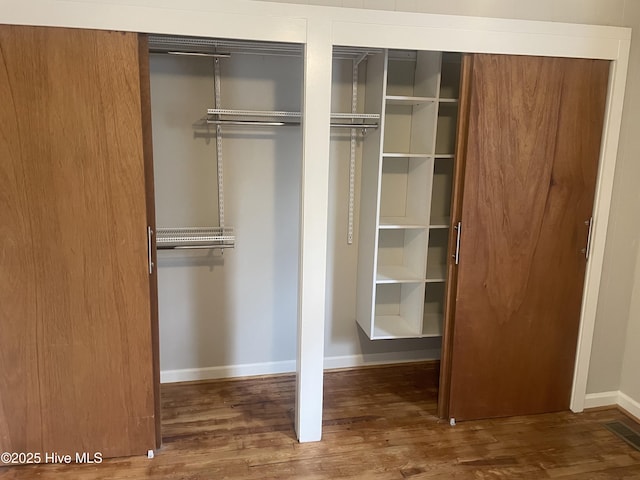 closet with visible vents