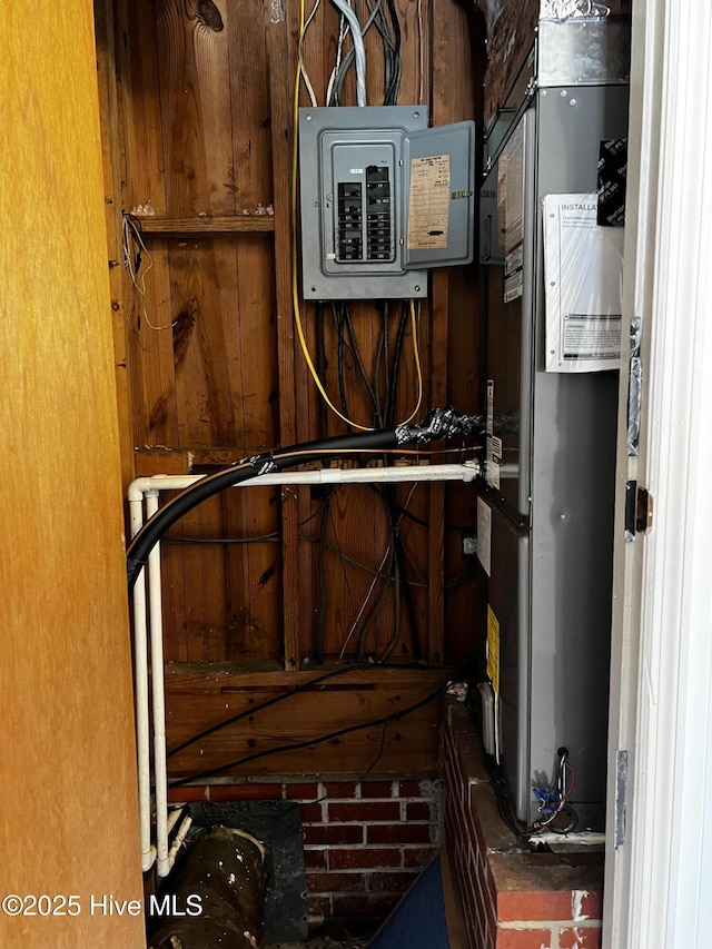 utility room with electric panel