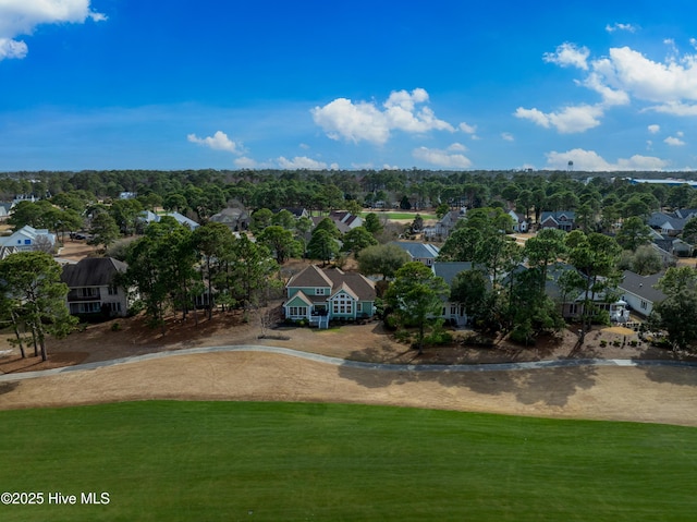 drone / aerial view featuring a residential view