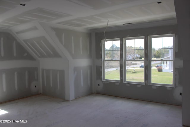 additional living space with vaulted ceiling and plenty of natural light