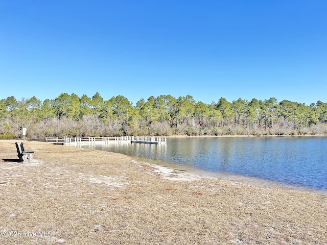 property view of water