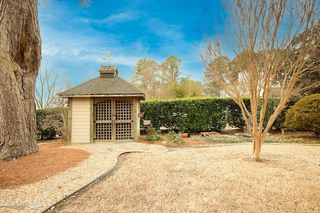 exterior space with fence