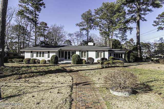 view of ranch-style home