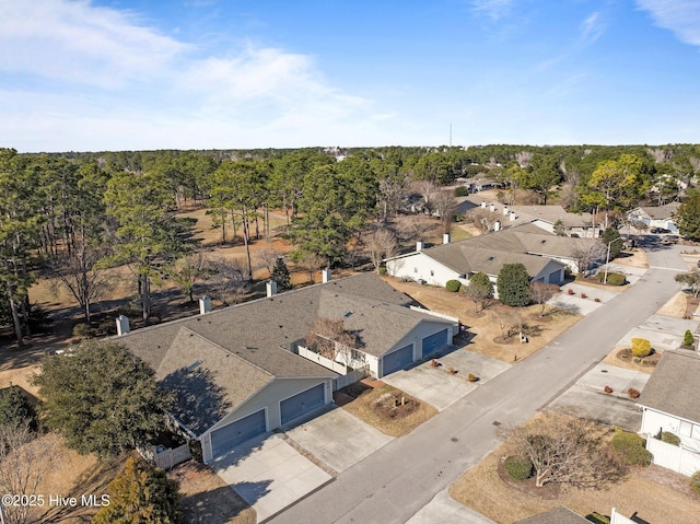 bird's eye view featuring a residential view