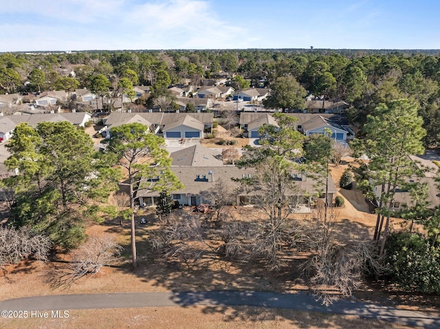 bird's eye view featuring a residential view