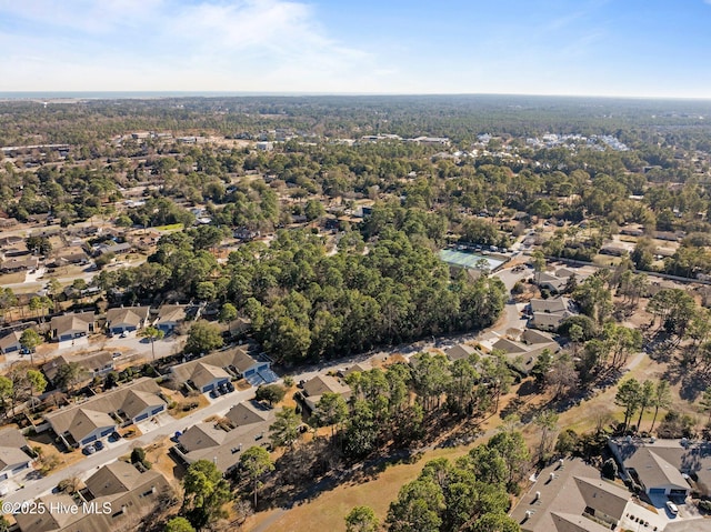 drone / aerial view featuring a residential view