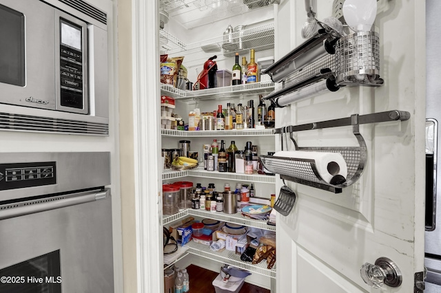 view of pantry