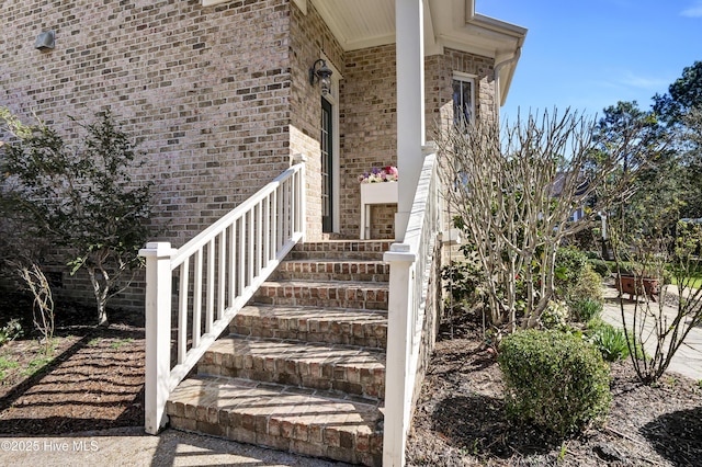 view of stairs