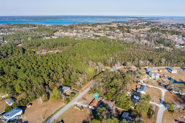 aerial view with a view of trees